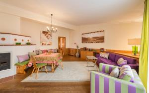 A seating area at eva,VILLAGE