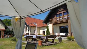 Budova, kde se bed and breakfast nachází