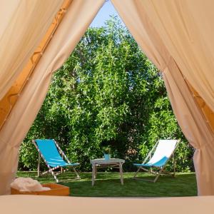 HolaCamp Sitges Garrofer外面的花园