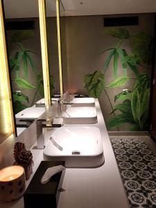 Et badeværelse på Orchid Boutique Hotel & Apartment