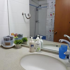 A bathroom at Israel Marina Village, Garden Vacation Apartment