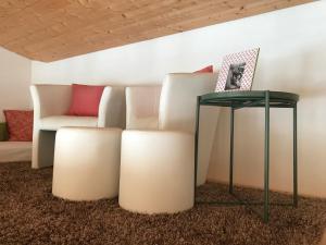 Istumisnurk majutusasutuses Ferienwohnung Mountaintop