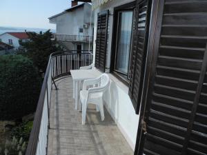 Balkón alebo terasa v ubytovaní Apartment BLANKA 4+1