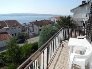 Balkón alebo terasa v ubytovaní Apartment BLANKA 4+1