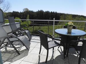 Μπαλκόνι ή βεράντα στο Appartement Residenz Bellevue Usedom 52 DSL WLAN kostenlos