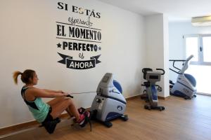 Fitness centrum a/nebo fitness zařízení v ubytování Ardales Loft