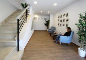 Posezení v ubytování Ardales Loft
