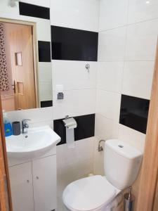 Kúpeľňa v ubytovaní Pokoje u Agi