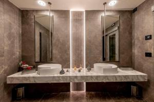 Koupelna v ubytování Hotel Le Ortensie