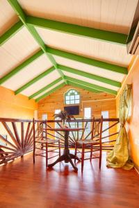 Posezení v ubytování Villa Des Pitons