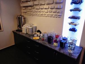 Kuchnia lub aneks kuchenny w obiekcie GarageHotel