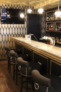 Lounge nebo bar v ubytování Det Hanseatiske Hotel + 37 fotografií