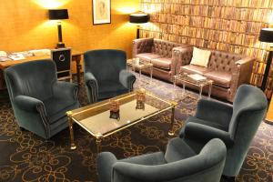 Posezení v ubytování Det Hanseatiske Hotel