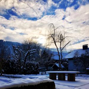 Nespecifikovaný výhled na hory nebo výhled na hory při pohledu z bed and breakfast
