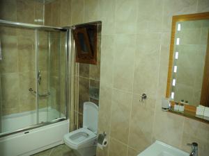 A bathroom at Alfa Hotel