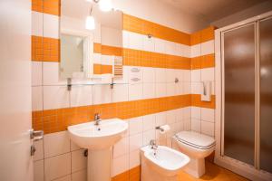 Koupelna v ubytování Hotel Bencidormi