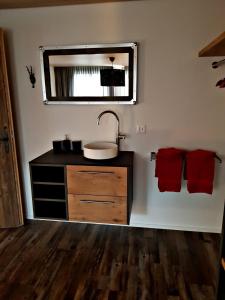 Kuchyň nebo kuchyňský kout v ubytování Churchstreet appartements