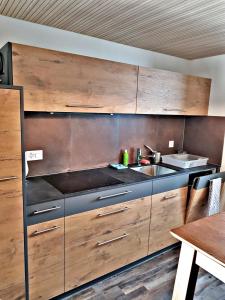Kuchyň nebo kuchyňský kout v ubytování Churchstreet appartements