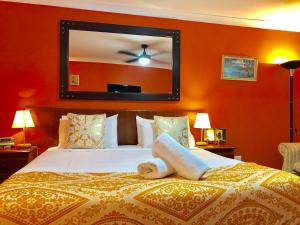 Postel nebo postele na pokoji v ubytování Aussie Rest Motel