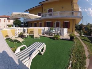 Zahrada ubytování B&B Mariposa