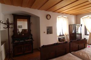 Postel nebo postele na pokoji v ubytování Apartmány pod věží