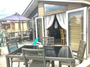 Patio nebo venkovní prostory v ubytování Southsea, Beach and Beauty Lodges