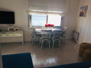 TV a/nebo společenská místnost v ubytování Apartamento David