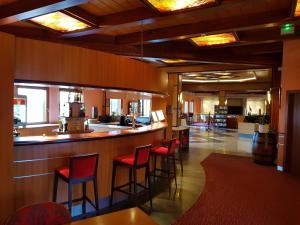 The lounge or bar area at Hotel Cigoland