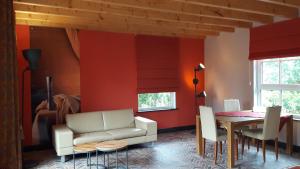 Posezení v ubytování B&B de Oude Hofstee