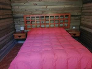 Cama o camas de una habitación en Bosque Nativo