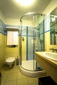 Koupelna v ubytování Grand SPA Lietuva Hotel Druskininkai