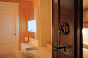 Koupelna v ubytování Hotel Casino Ridola