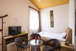 TV a/nebo společenská místnost v ubytování Hotel Garden House