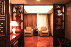 Posezení v ubytování Inner Mongolia Grand Hotel