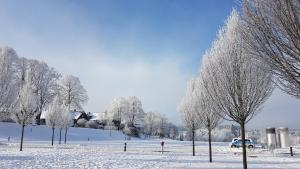 ヴィンターベルクにあるHomeawayの雪に覆われた公園