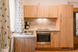 A cozinha ou kitchenette de Haus am Kramer