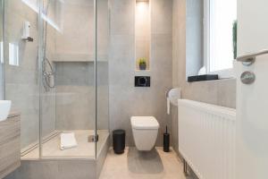 Koupelna v ubytování Hotel dasPaul