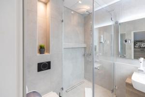 Koupelna v ubytování Hotel dasPaul