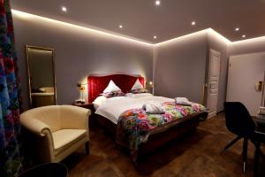 Voodi või voodid majutusasutuse Hotel Waldkrug toas