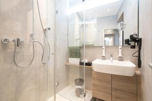 Koupelna v ubytování Hotel dasPaul