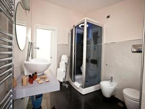 Kúpeľňa v ubytovaní Hotel Bruman