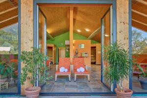 Patio alebo iná vonkajšia časť ubytovania Appartement Klostertal