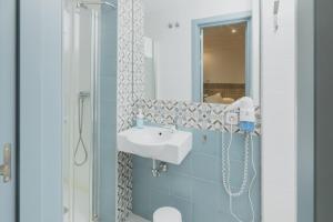 Koupelna v ubytování Hostal Gravina