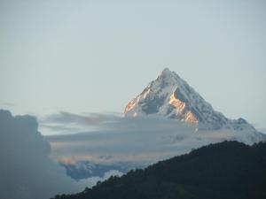 A general mountain view or a mountain view taken from a vidéki vendégházakat