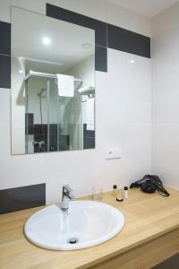 Koupelna v ubytování Hotel Concheiros