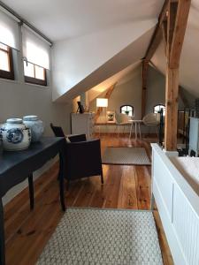 Posezení v ubytování Pension Villa Fortuna