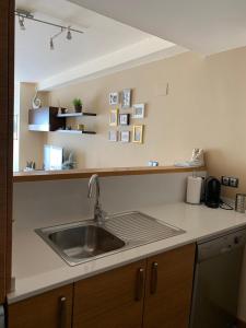 A kitchen or kitchenette at Apartament Neret I
