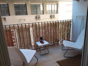 Balkón alebo terasa v ubytovaní Apartamentos Naranja y Limòn