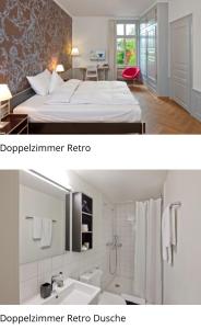 Letto o letti in una camera di Boutique-Hotel Auberge Langenthal