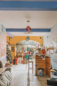 Posezení v ubytování Azul Cielo Hostel